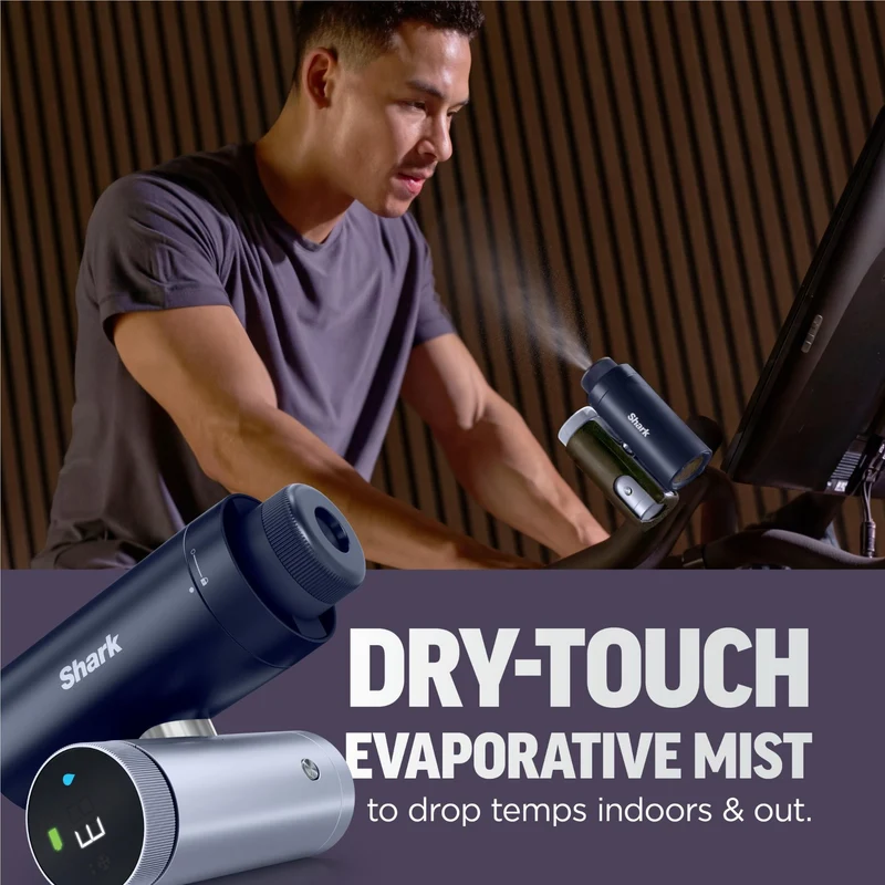 Shark ChillPill 3-in-1 Personal Cooling System (Navy Blue)