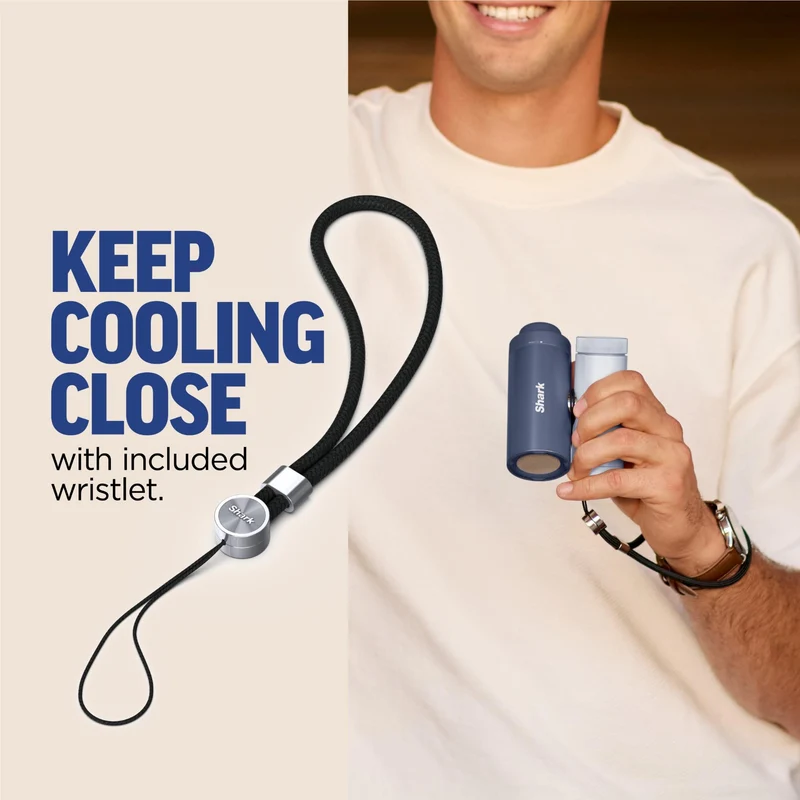 Shark ChillPill 3-in-1 Personal Cooling System (Navy Blue)