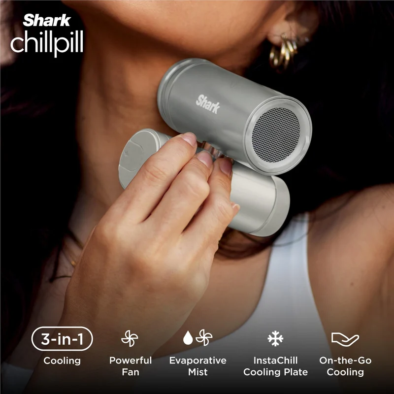 Shark ChillPill 3-in-1 Personal Cooling System (White)