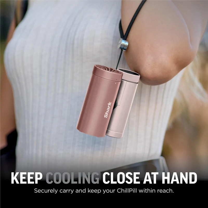 Shark ChillPill 3-in-1 Personal Cooling System (Rose Gold)