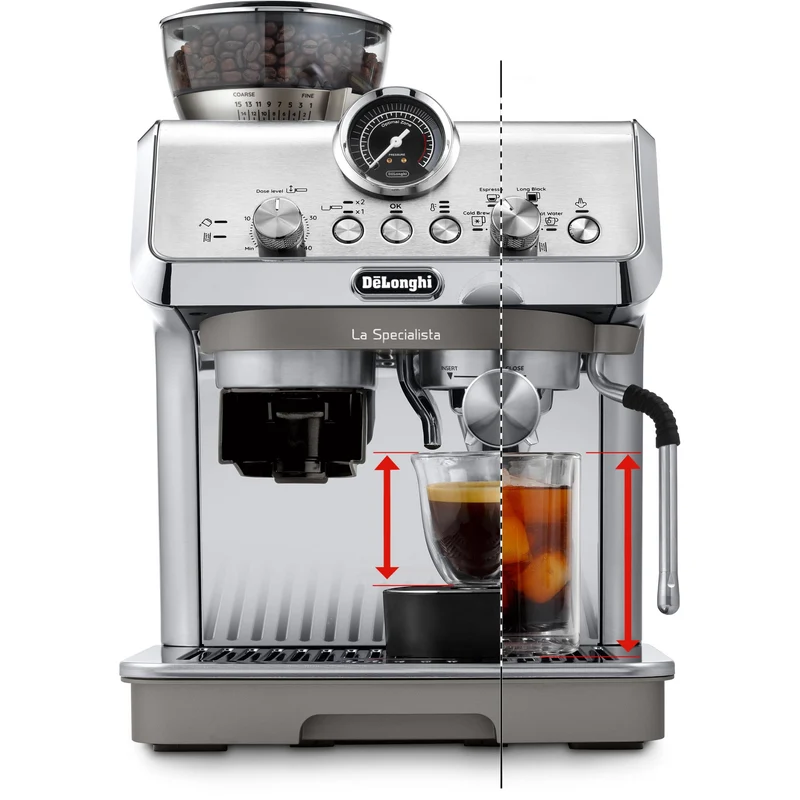 De'Longhi EC9255M2 La Specialista Arte Evo with Cold Brew Coffee Machine (Stainless Steel)