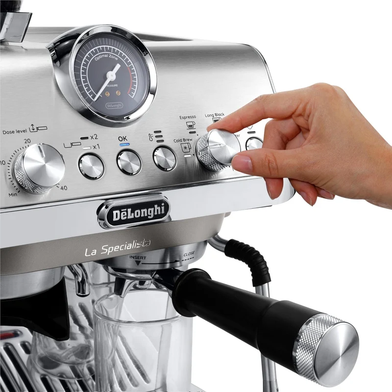 De'Longhi EC9255M2 La Specialista Arte Evo with Cold Brew Coffee Machine (Stainless Steel)