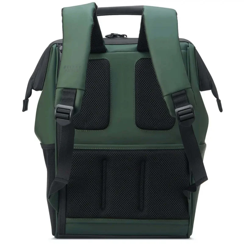 Delsey Turenne Soft RFID 14" Laptop Backpack Green