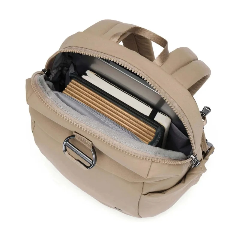 Pacsafe Citysafe CX Petite Anti-Theft RFID Blocking Backpack 8L Taupe