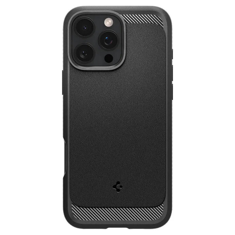 Spigen Apple iPhone 16 Pro Max Rugged Armor (MagFit) Case - Black