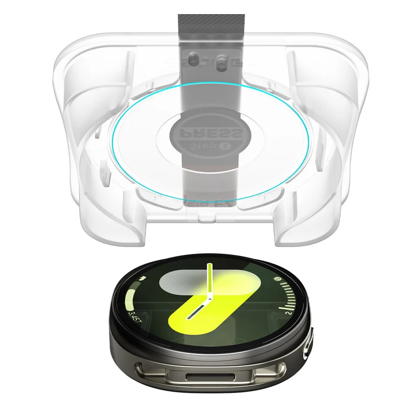 Spigen Galaxy Watch 9 / 8 44mm GLAS.tR EZ Fit Glass Screen Protector 2PCS (Clear)