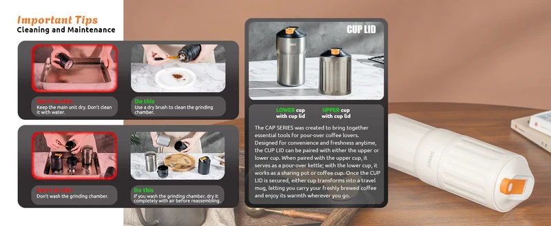 Sparkfe Portable Electric All-In-One Coffee Machine - Grey