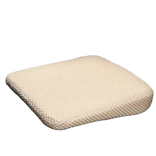 Coussin Rehausseur en Nid d'Abeille en Maille Coton à Mémoire de Forme