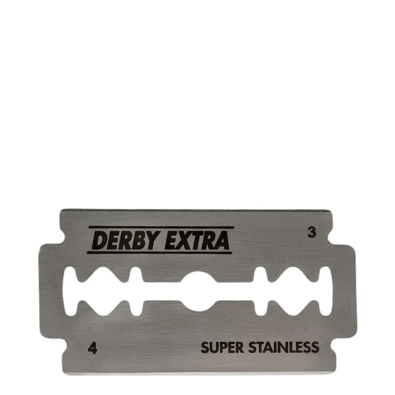 Lames de rasoir à double tranchant en acier inoxydable Extra (5 lames)