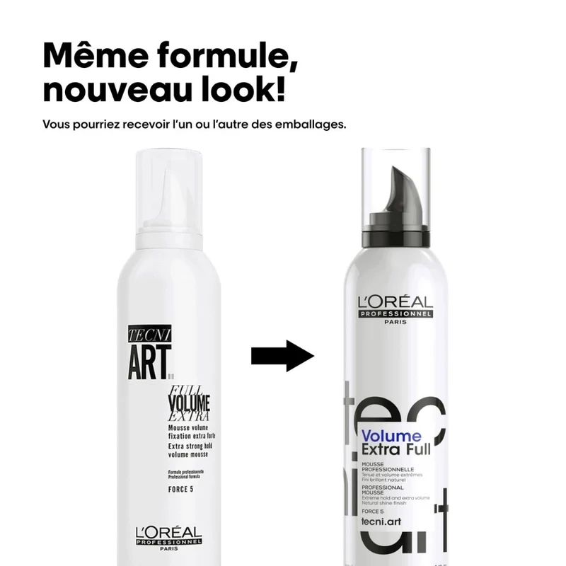 Mousse professionnelle "Volume Extra Full" (250ml/8.4oz)