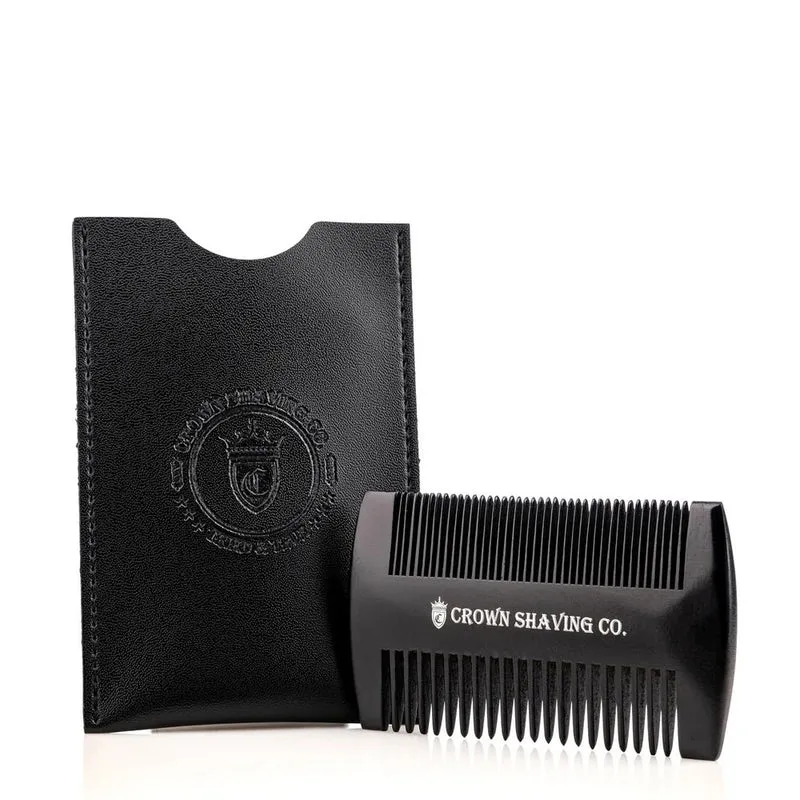 Peigne à barbe double-face "Double‑Sided Beard Comb"