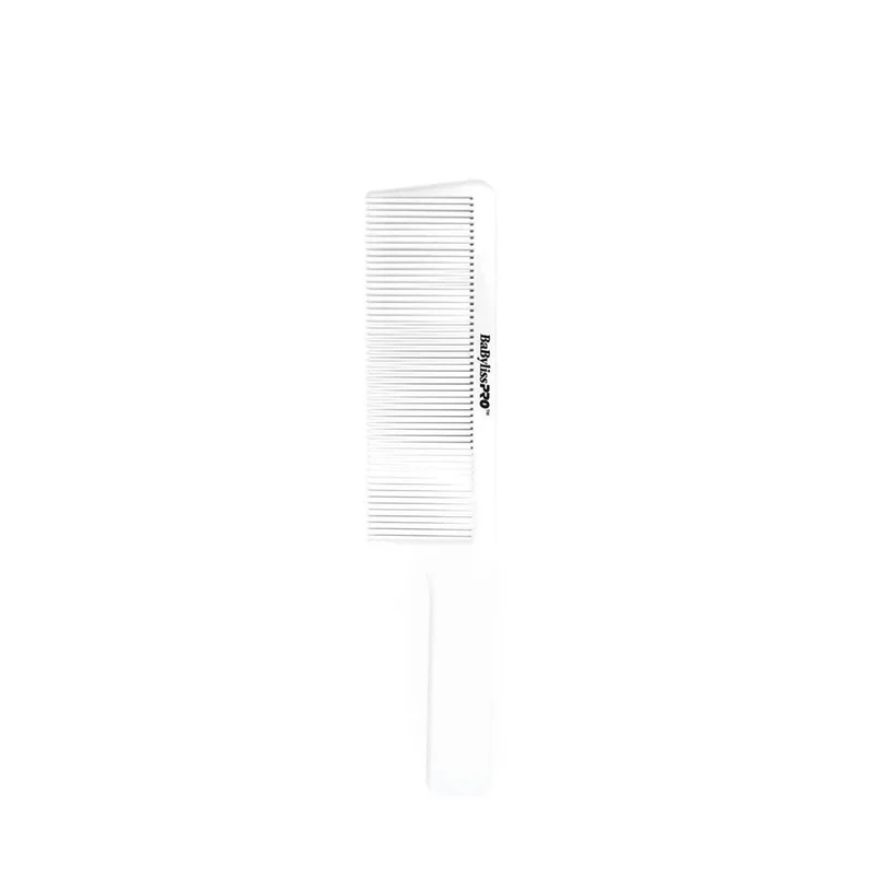 Peigne à tondeuse Barberology "Clipper Comb" (22,8cm/9") - Blanc