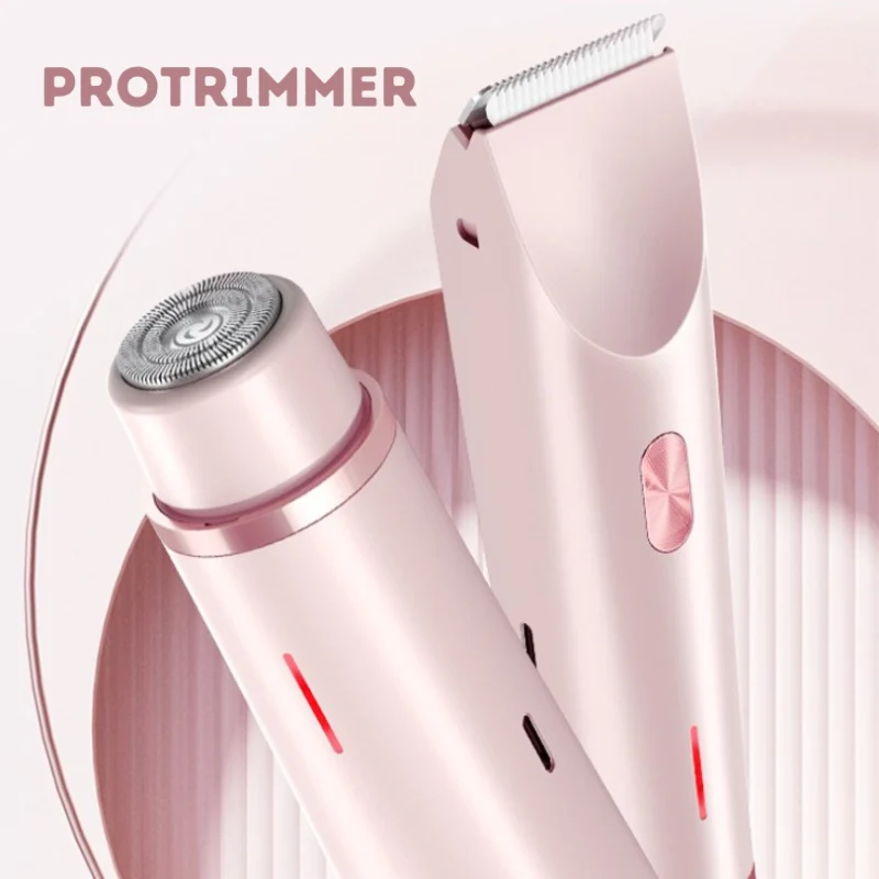 ProTrimmer - Rasoio di Precisione Doppia Testa per Donne