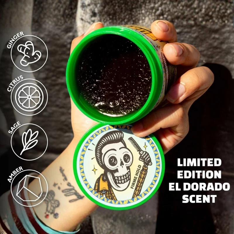 Pommade "Firme Strong Hold" Édition El Dorado (118.3ml/4.0oz)