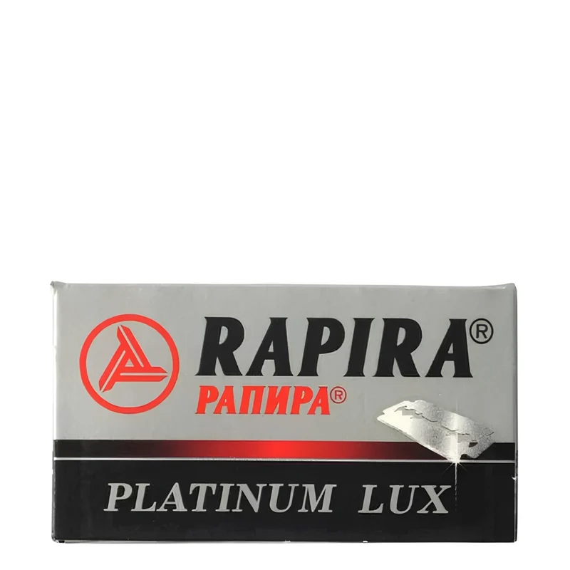 Rapira - Lames de rasoir à double tranchant "Platinum Lux" - (Paquet de 5)