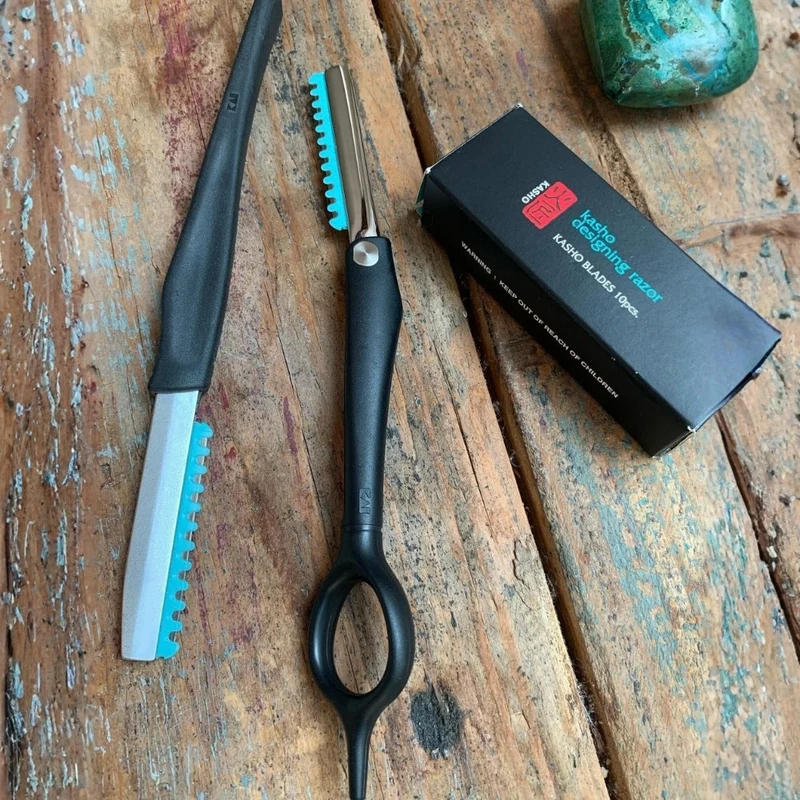 Rasoir de coupe pliable "Designing Razor" - KCSNH (175mm/6.89") - Noir