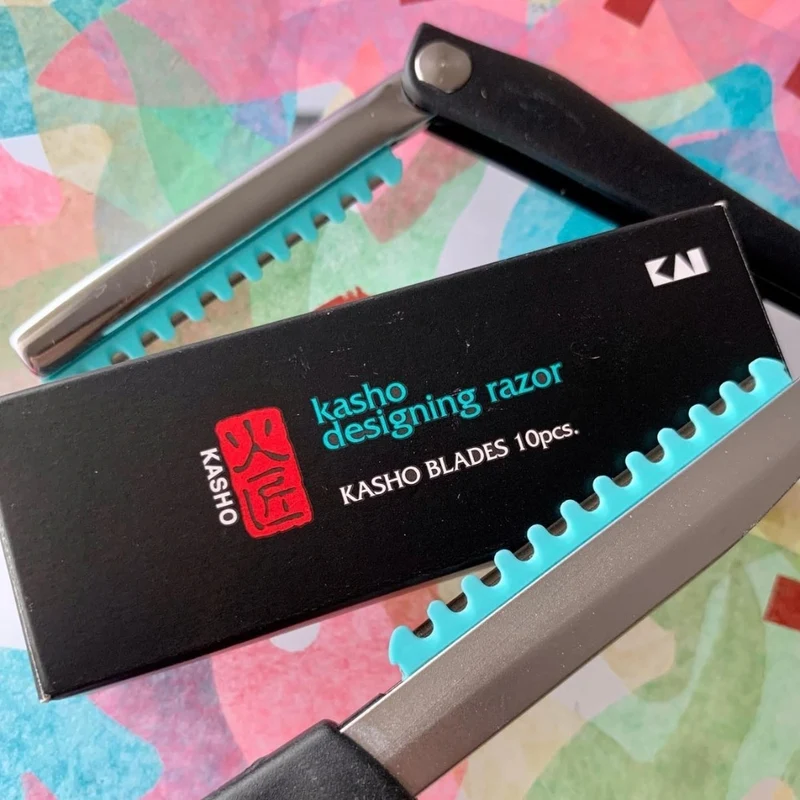 Rasoir de coupe pliable "Designing Razor" - KCSNH (175mm/6.89") - Noir