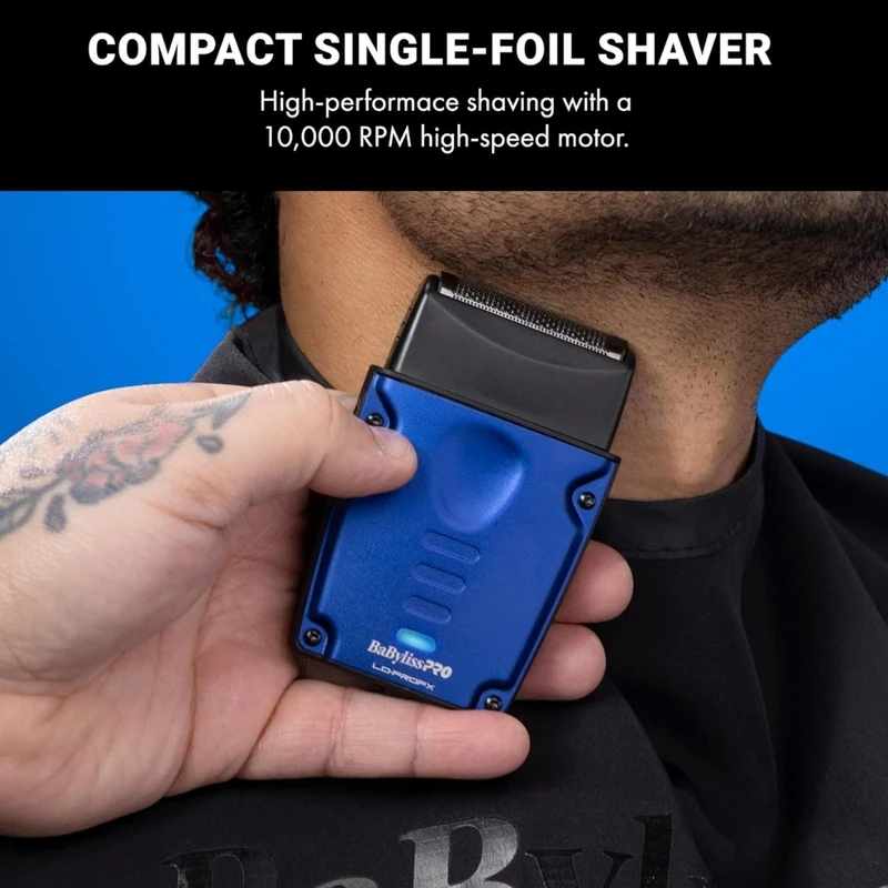 Rasoir à grille unique LO-PROFX Compact "FXLPFS1" - Bleu