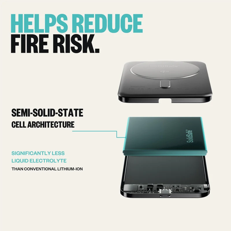 BMX SolidSafe Air 5K Powerbank (Silver)