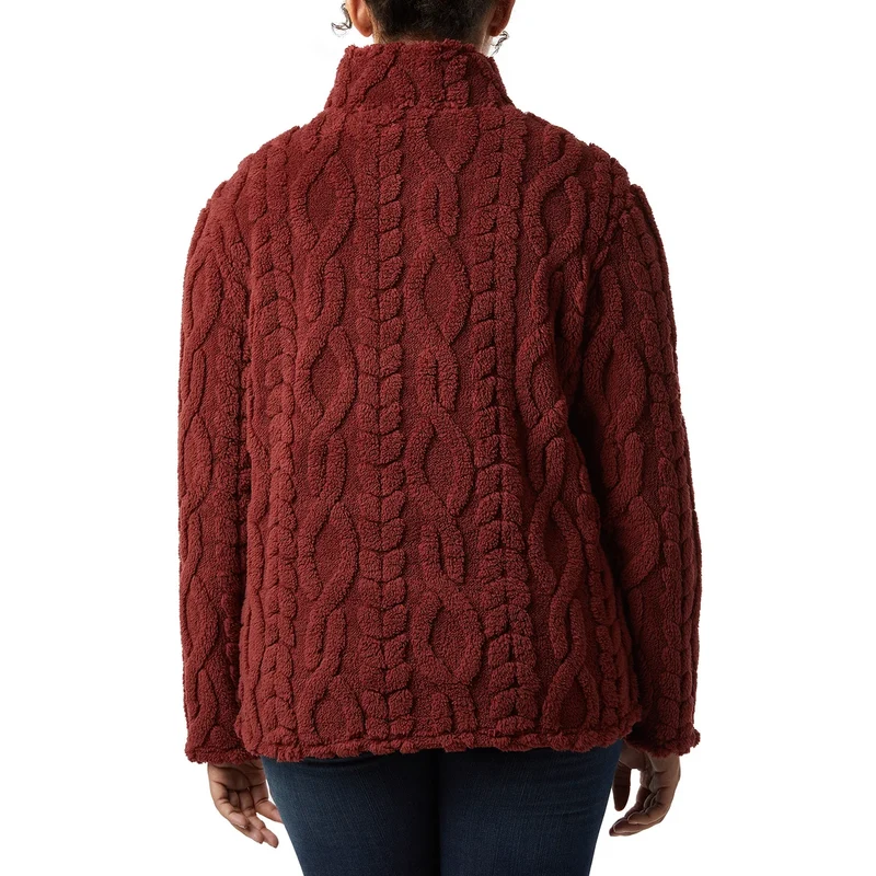 32°HEAT - Chandail en Sherpa Torsadé pour Femme
