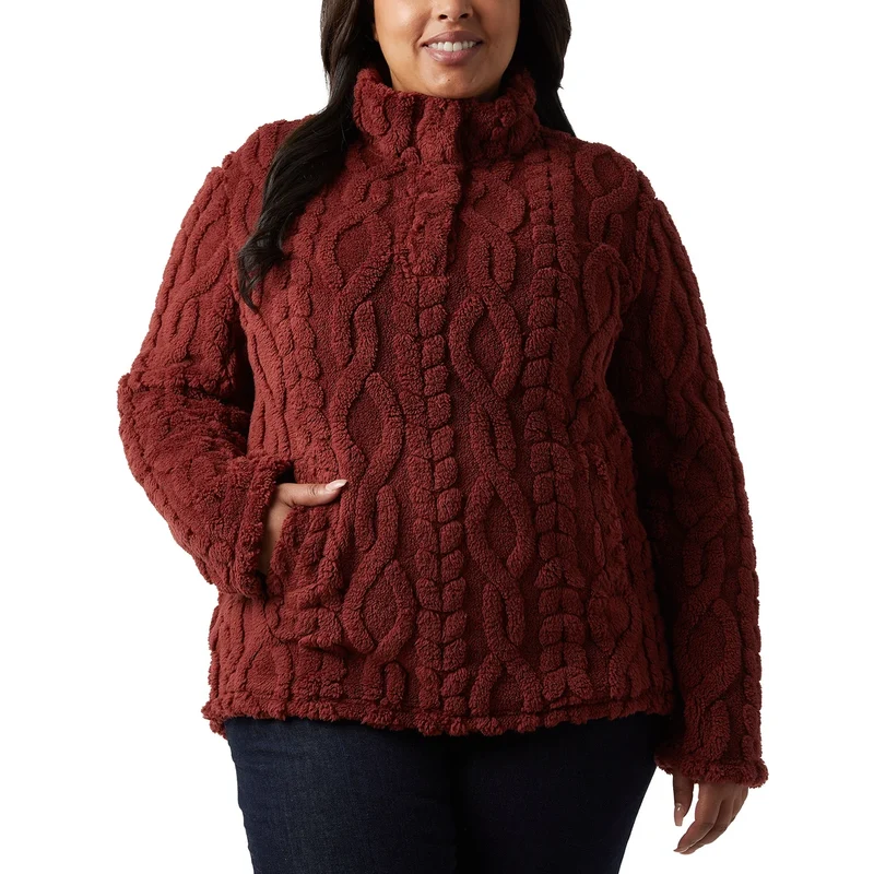 32°HEAT - Chandail en Sherpa Torsadé pour Femme