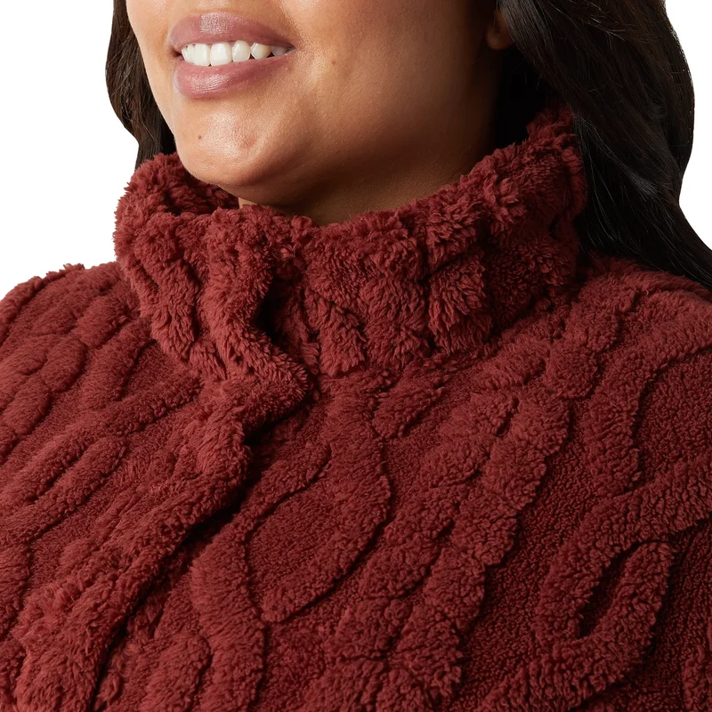 32°HEAT - Chandail en Sherpa Torsadé pour Femme