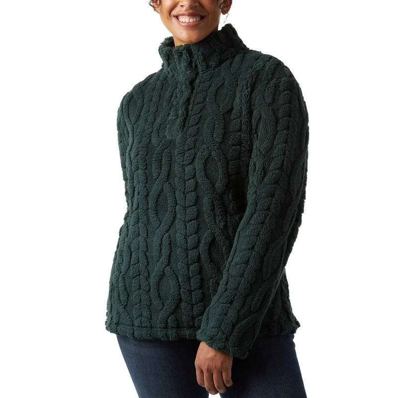 32°HEAT - Chandail en Sherpa Torsadé pour Femme