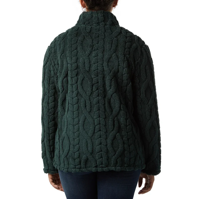 32°HEAT - Chandail en Sherpa Torsadé pour Femme