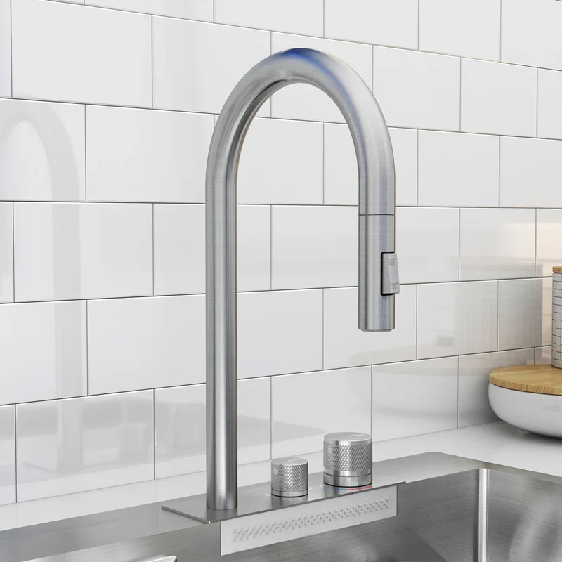 ARTIKA - Ensemble d'Évier à Cuve Simple en Acier Inoxydable avec Robinet et Accessoires NeoFlow