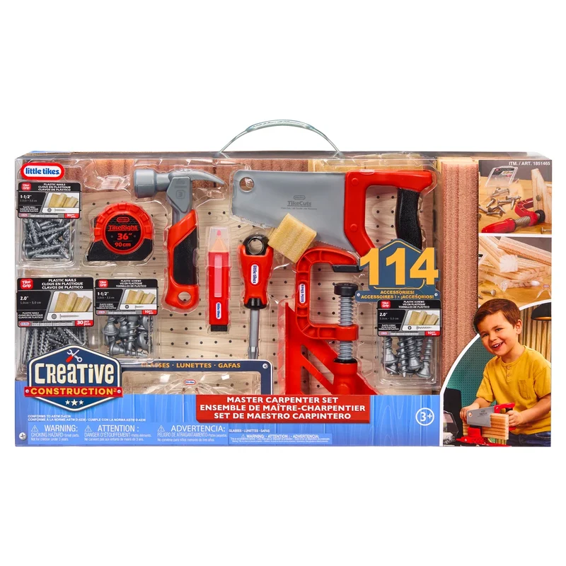 LITTLE TIKES - Ensemble de Maitre-Charpentier Creative Construction