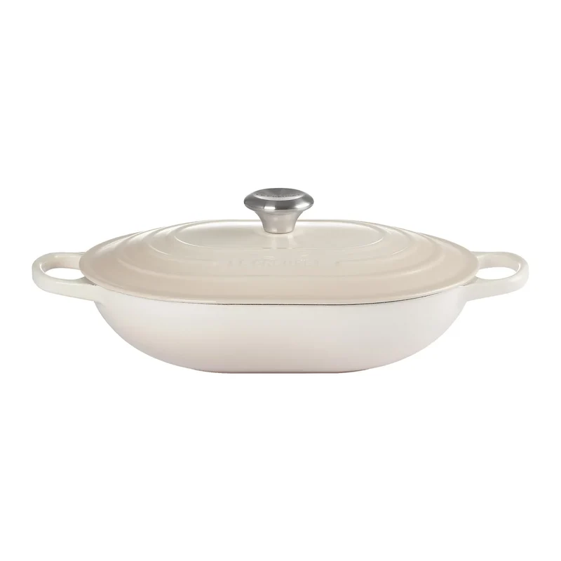 LE CREUSET - Cocotte Oblongue Signature de 3,4 L *Boite Endommagée*