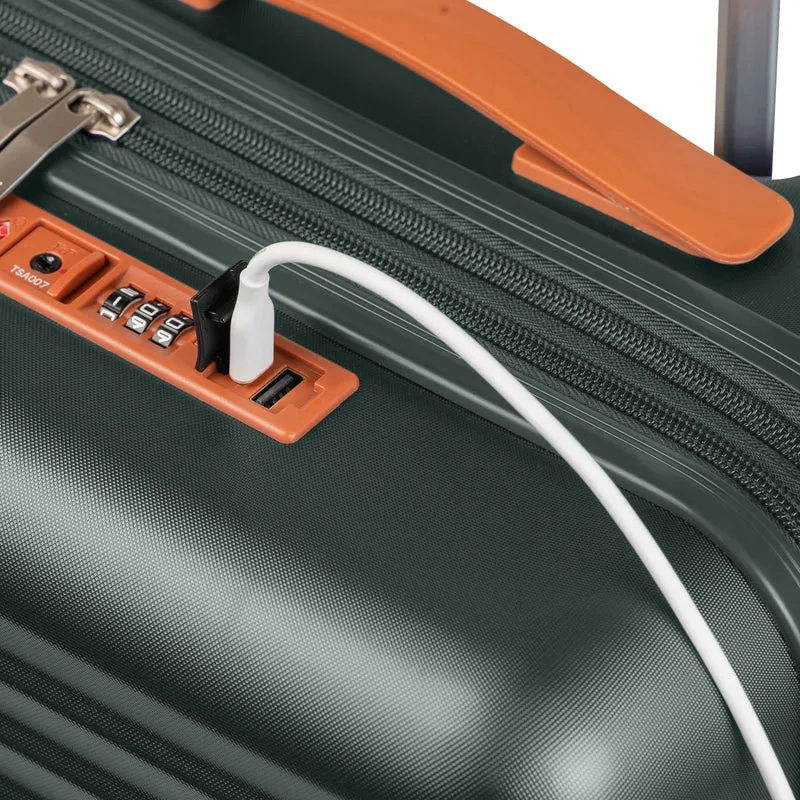 CHAMPS - Valise de Cabine Rigide Extensible Vintage II