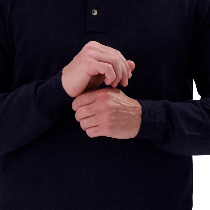 MODERN ENGLISH - Polo à Manches Longues pour Homme