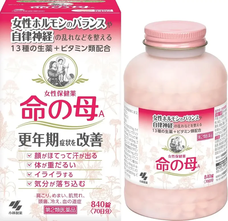 Kobayashi Inochi No Haha Women's Health Tablets 840 Count 5-Pack