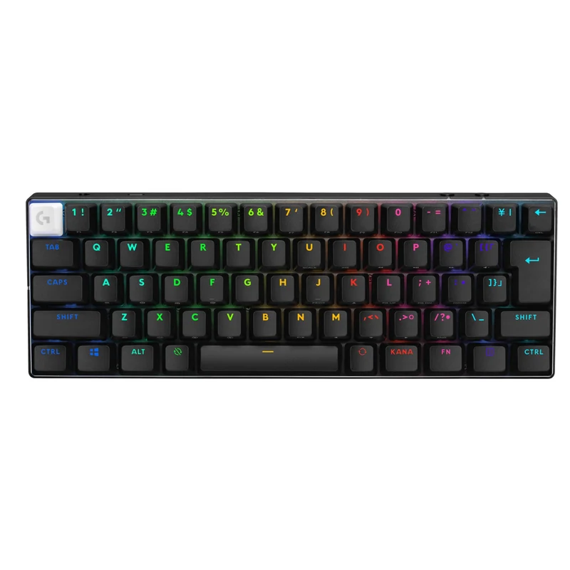 Logicool G PRO X 60 LIGHTSPEED Wireless Mini Gaming Keyboard Japanese Array Black G-PKB-60-001LNBK