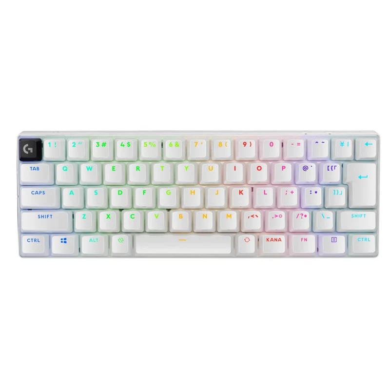 Logicool G PRO X 60 LIGHTSPEED Wireless Mini Gaming Keyboard Japanese Array White G-PKB-60-001TCWH