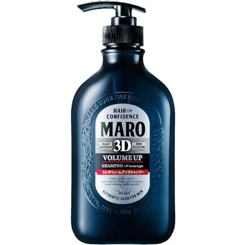 MARO 3D Volume Up Shampoo EX Men's Super Dense Foam Defensive Scalp Non-Silicone 460ml