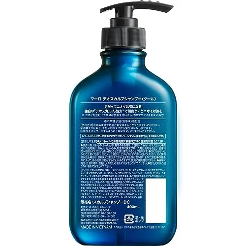 MARO Deo Scalp Shampoo Men's Cool Green Mint Fragrance 400ml