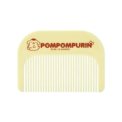SANRIO POMPOMPURIN Face Shaped Mirror & Comb Set 963801