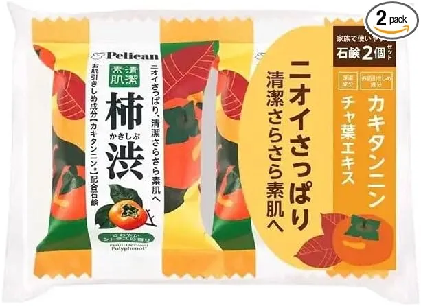 Pelican Soap Family persimmon 2 Kopakku 80g x 2