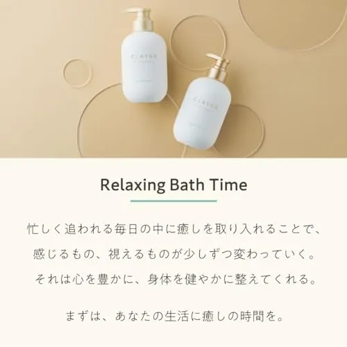 CLAYGE Shampoo & Treatment Set SR Dry and Smooth Floral & Musk Fragrance 500ml