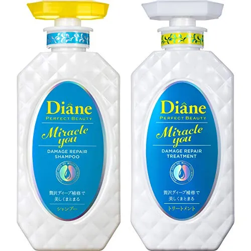 Diane Shampoo & Treatment Set Shiny Floral 450ml