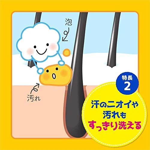 KAO Merit Foam Kids Shampoo 600ml