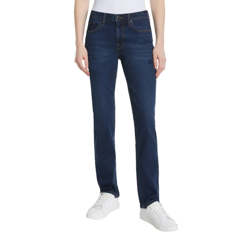 LUCKY BRAND - Jeans Droit à Taille Mi-Haute pour Femme
