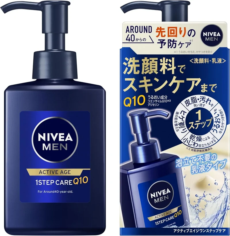 Nivea Men Active Age Facial Cleanser One-Step Moisturizing 150ml