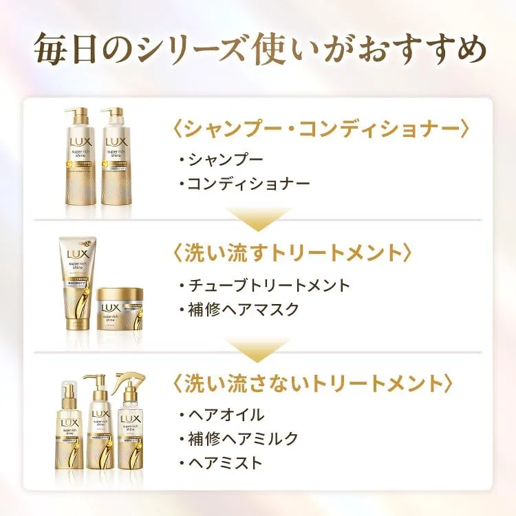 Lux Hair Super Rich Shine Hair Oil Pump 70ml Nourishing Care