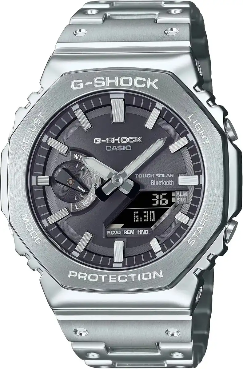 G-SHOCK GM-B2100 Classic Gold Wristwatch with Bracelet Band