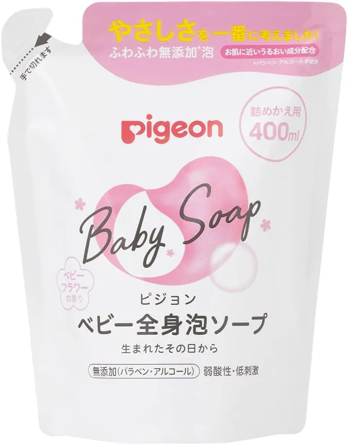 Pigeon Baby Full Body Foam Soap Flower Scent Replacement