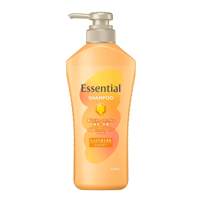 Essential Moisturizing Shampoo Pump 450Ml Hydrating Formula for All Hair Types