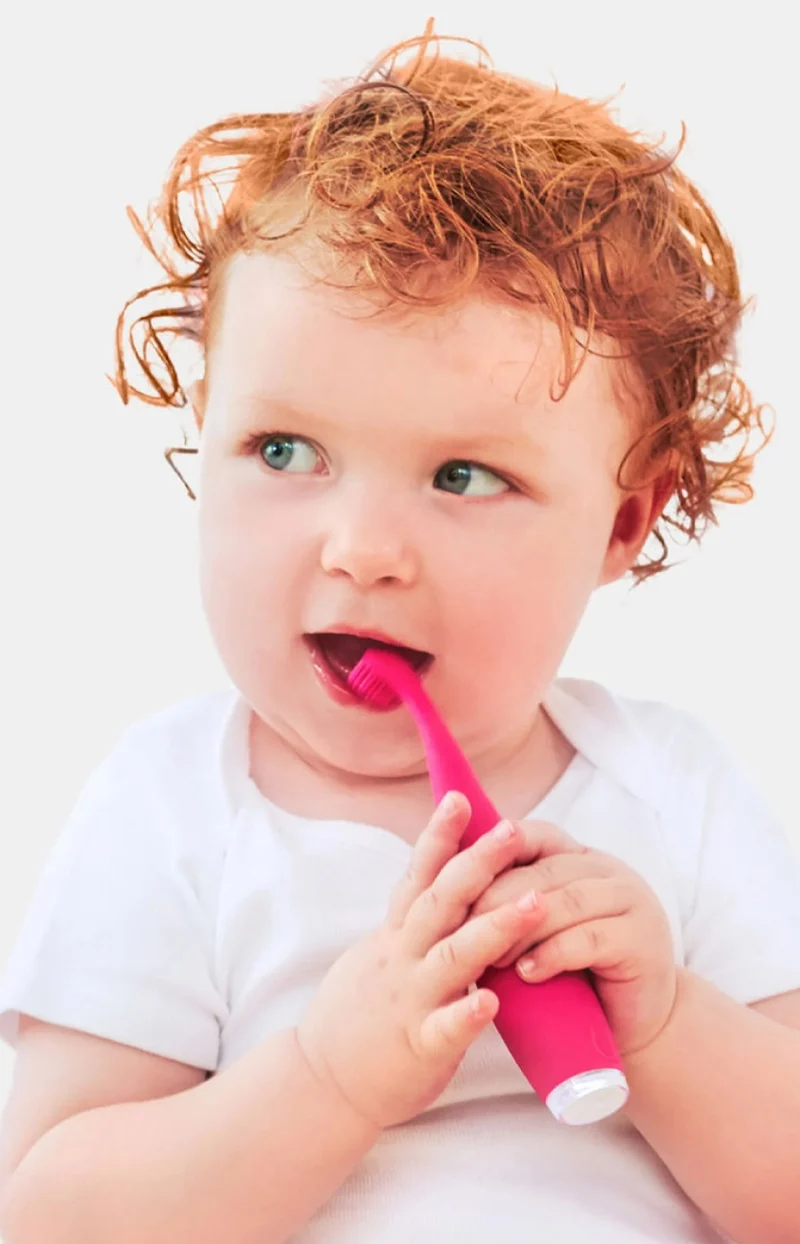 ISSA™ Baby - Brosse à dents sonique - Enfants de 0 à 4 ans - Fuchsia